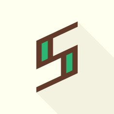 S letter line logo N12