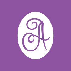 Letter A line logo