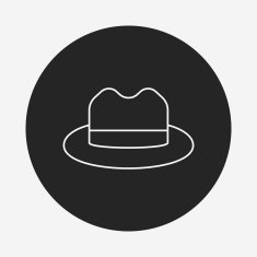 hat line icon N6