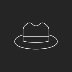 hat line icon N7