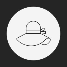 hat line icon N16