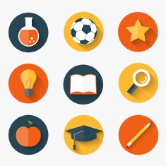 Set of education icons N8