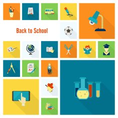 school and education icons N604