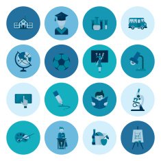 school and education icons N613