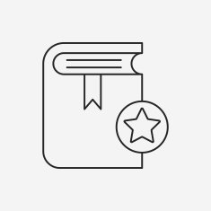 media book line icon N4