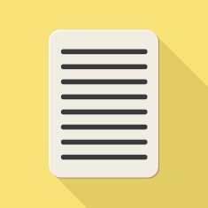 Blank note book icon