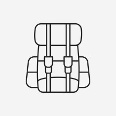 backpack line icon N28