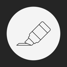 marker line icon N13