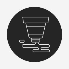 Pigment paint line icon N2