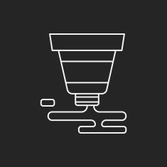 Pigment paint line icon N3