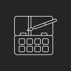Palette line icon N11