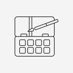Palette line icon N13