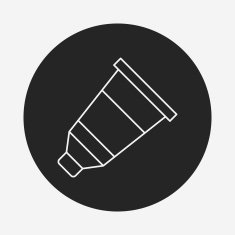Pigment paint line icon N18