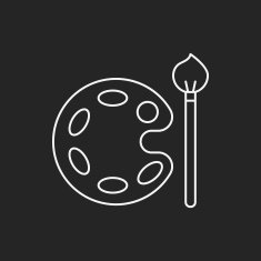 Palette line icon N19