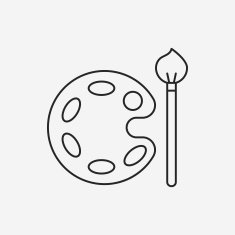 Palette line icon N21