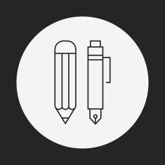 pencil line icon N11