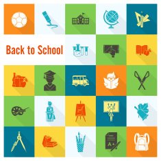school and education icons N683