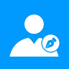 Ink pen User icon