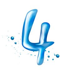 3d water number 4