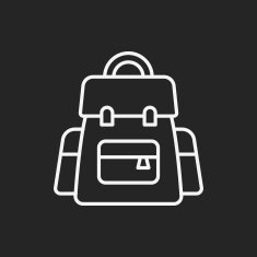 backpack line icon N34