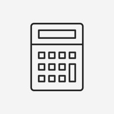 calculator line icon N12