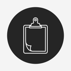 Note Board line icon N2