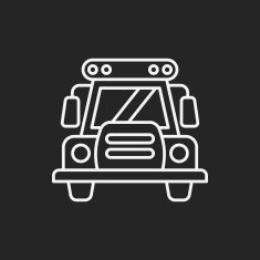 school bus line icon N5