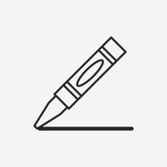 Pen line icon N7 free image download