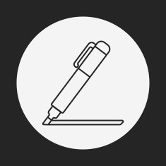 pen line icon N18