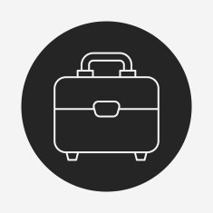 briefcase line icon
