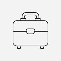 briefcase line icon N4