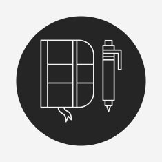 notebook line icon N6