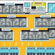 library scene