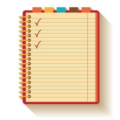 Notebook Flat design