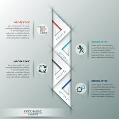 Modern infographic option banner N15