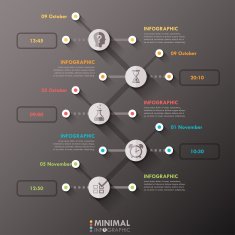 Modern infographics options banner N104