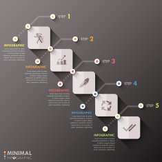 Modern infographics options banner N105