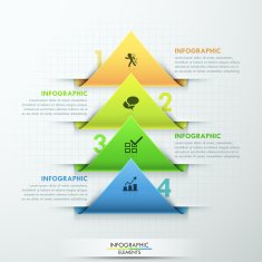 Modern infographic option banner N16