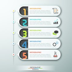 Modern infographics options banner N107