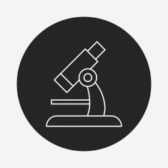 Microscope line icon N15