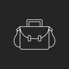 school bag line icon N4