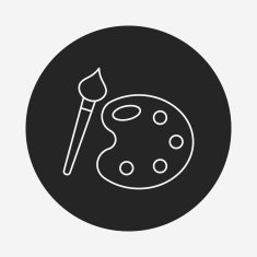 Palette line icon N22