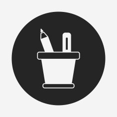 pencil and ruler icon N11