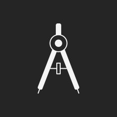 Stationery compasses icon N22