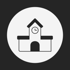 School Building Icon N22