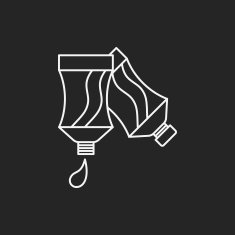 Pigment paint line icon N27
