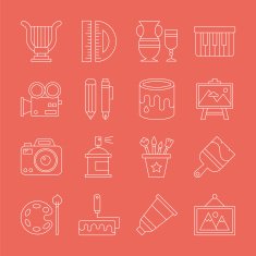 art line icon set N2