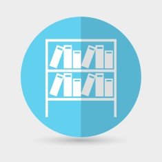 Book icon on a white background