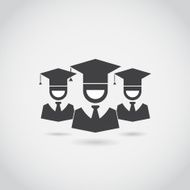 Graduation Man Icon Set