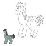 Connect the dots (spotted horse) N2